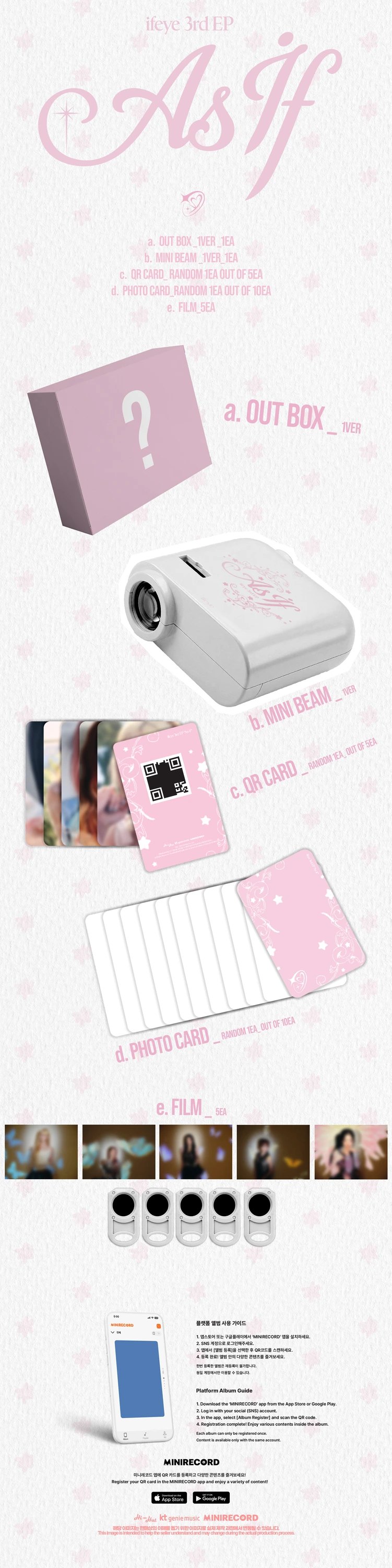 ifeye - 3rd EP [As if] minibeam Ver. — 2