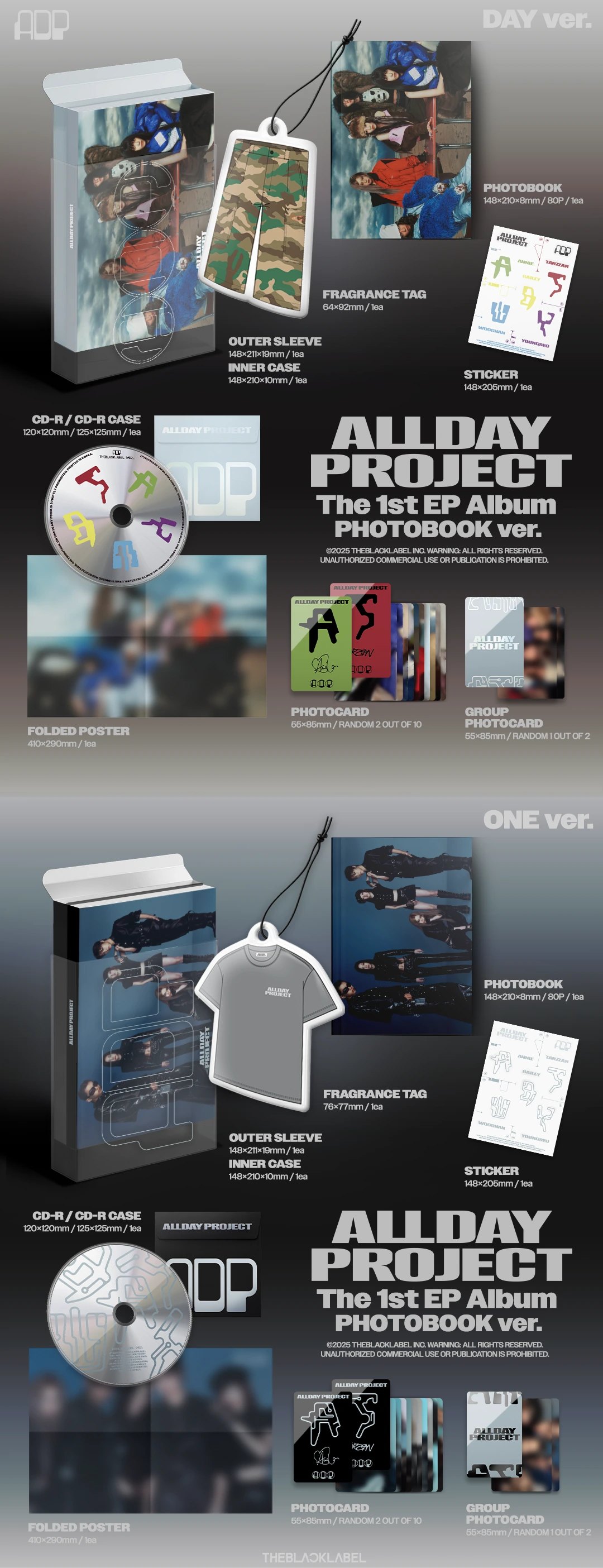 ALLDAY PROJECT - 1st EP Album [ALLDAY PROJECT] PHOTOBOOK Ver. — 2