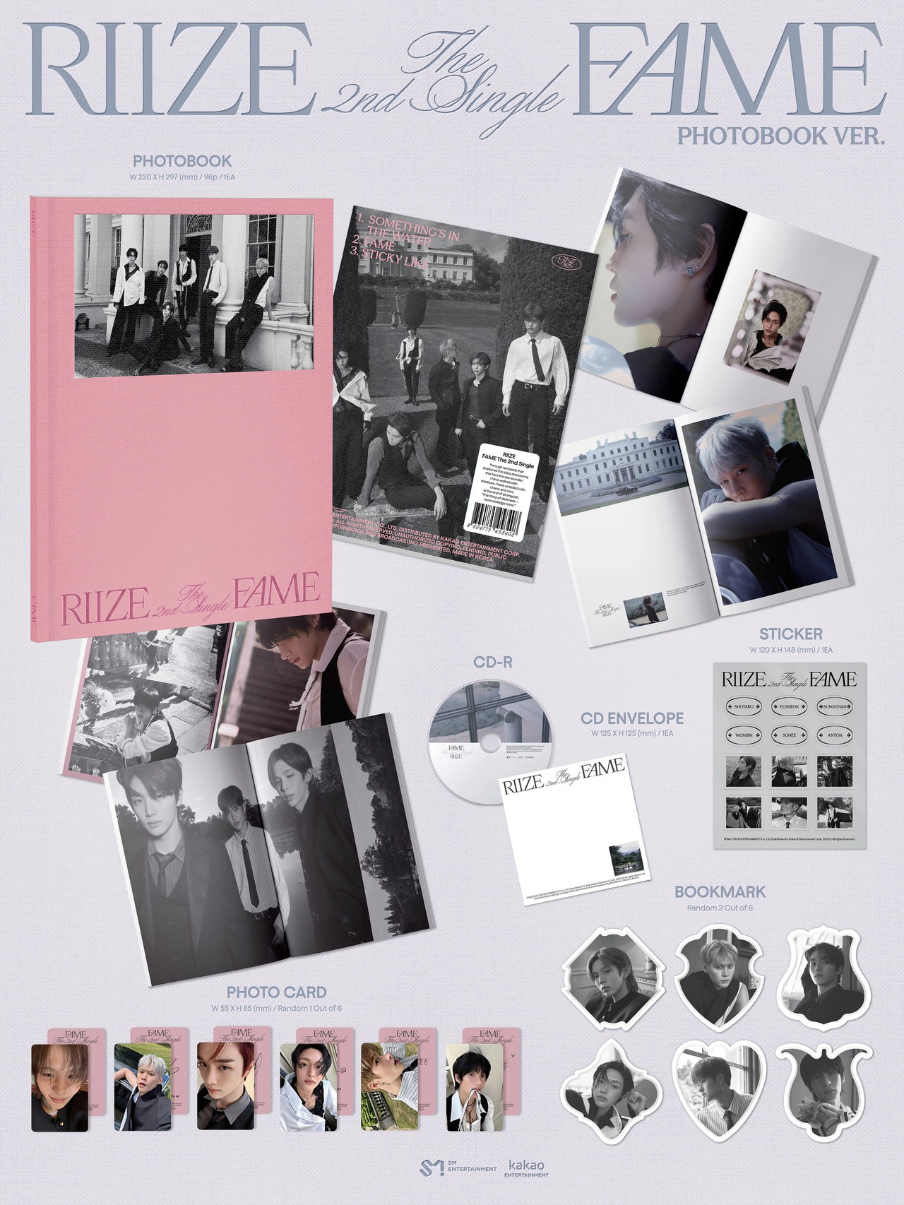 RIIZE - 2nd Single Album [Fame] Photobook Ver. — 2