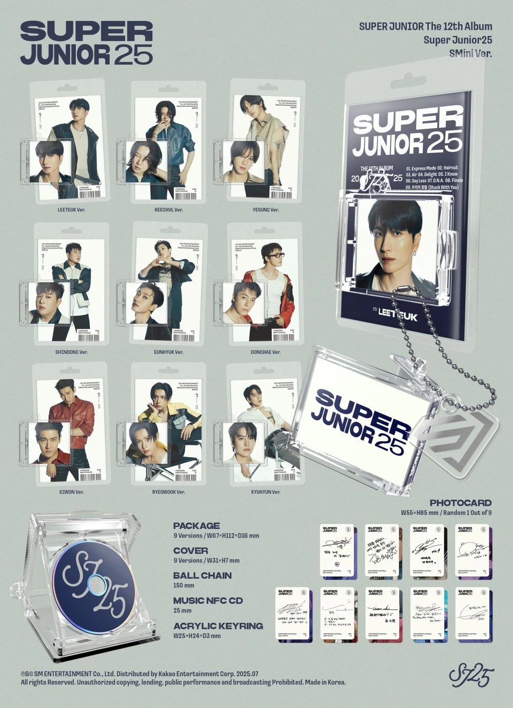 Super Junior - 12th Album [Super Junior25] SMini Ver. (Smart Album) — 2