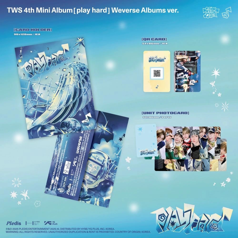TWS - 4th Mini Album [play hard] Weverse Albums Ver. — 2