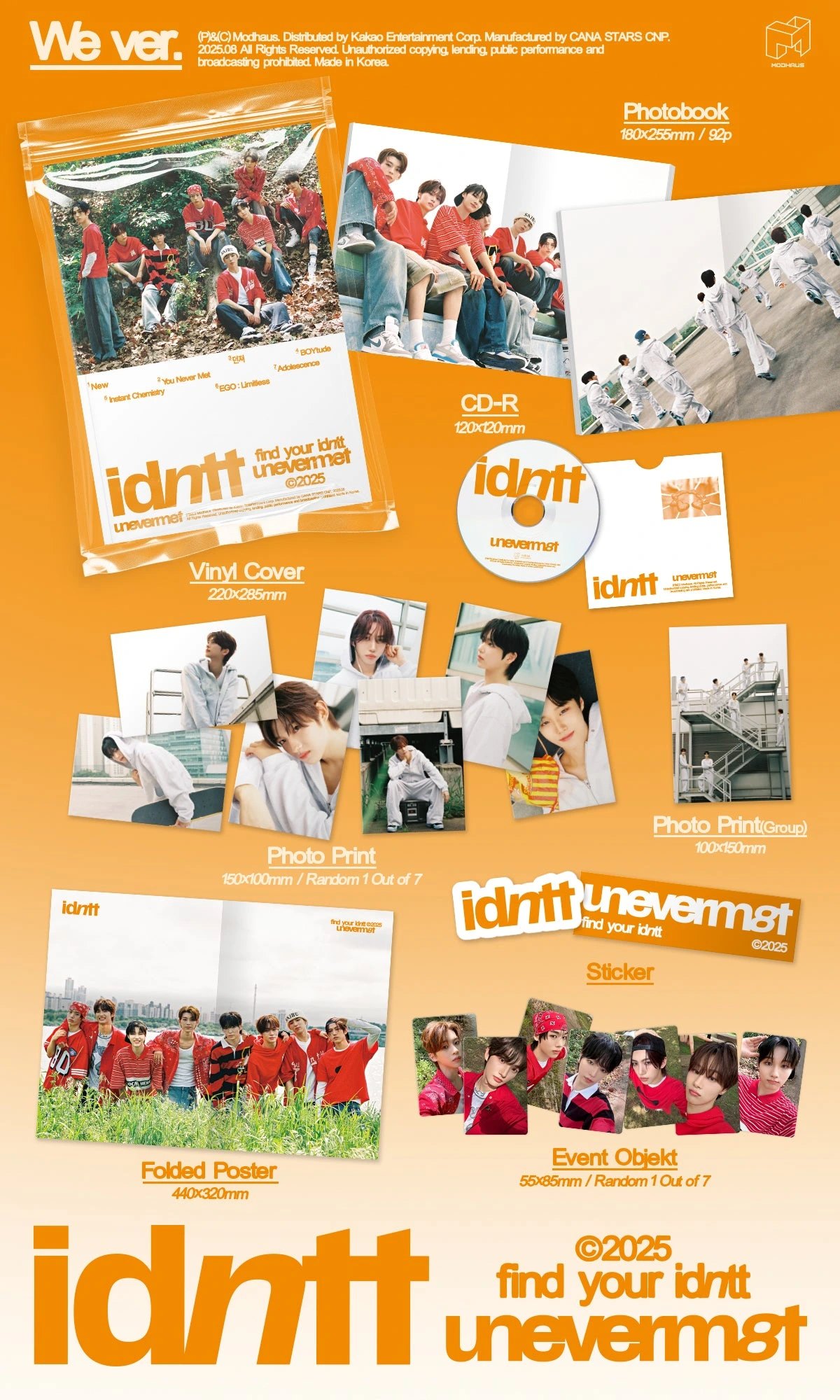 idntt - Mini Album [<unevermet>] | KPOP HOUSE