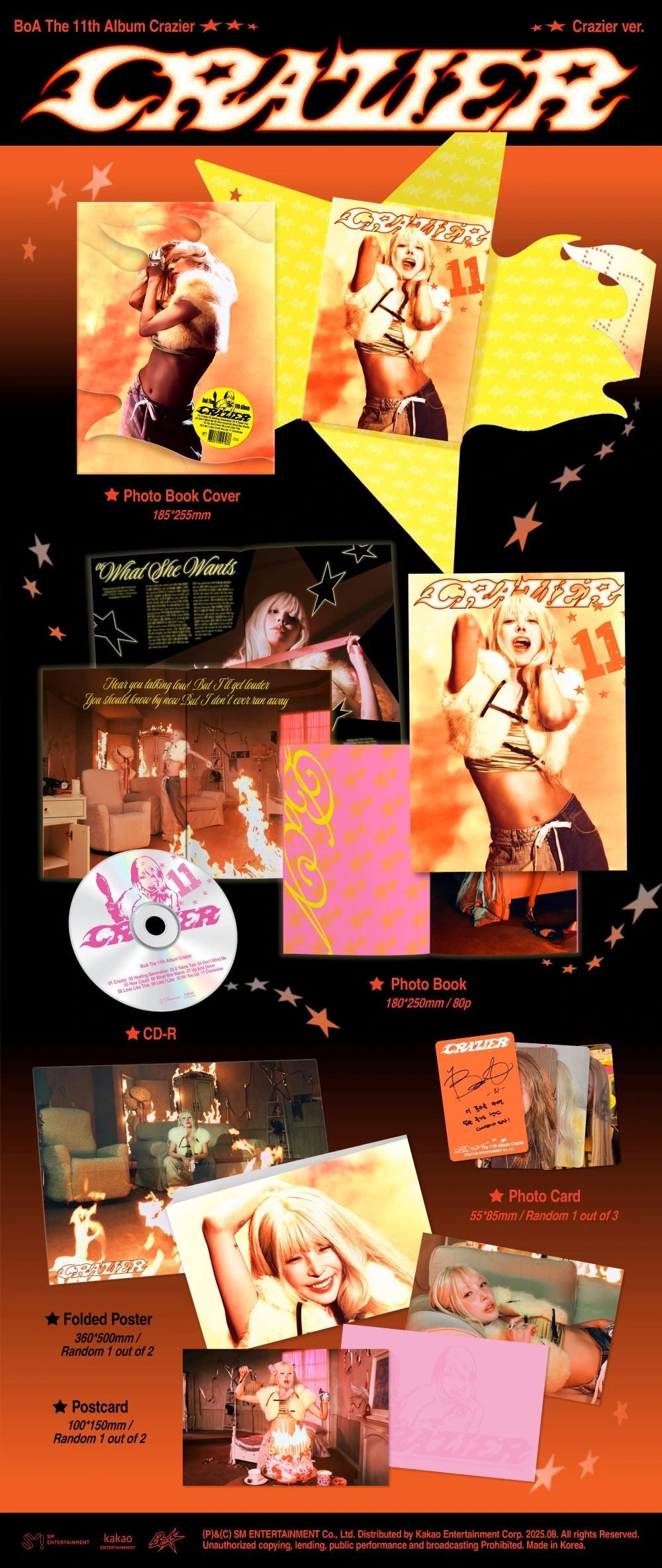 BoA - 11th Album [Crazier] Crazier Ver. — 2