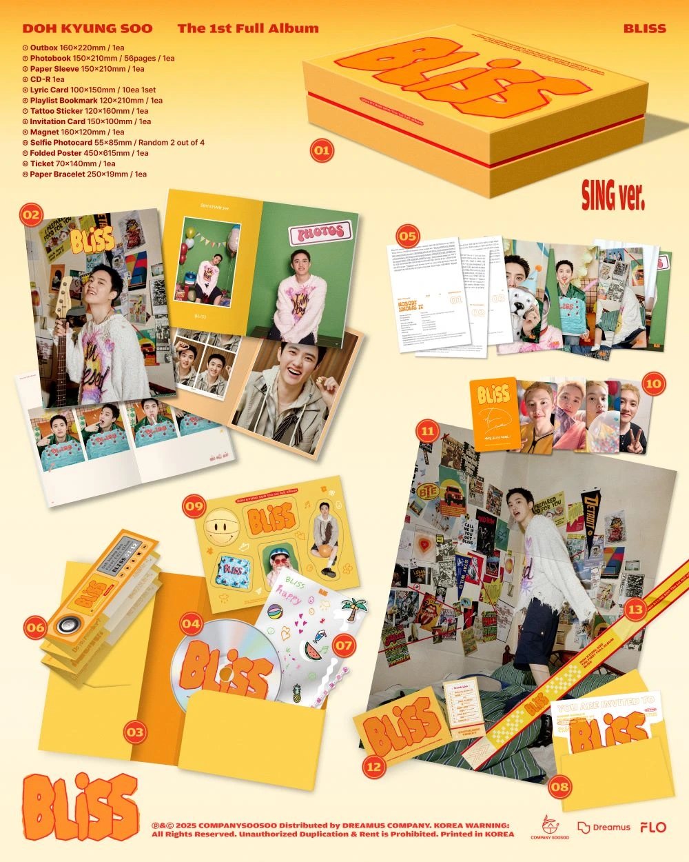 D.O. - 1st Full Album [BLISS] — 2