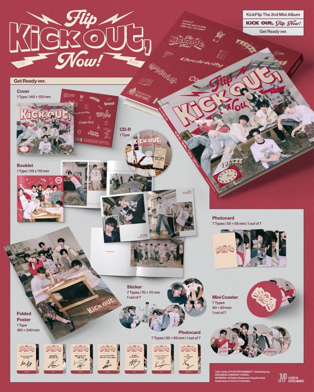 KickFlip - [Kick Out, Flip Now!] Get Ready Ver. — 2