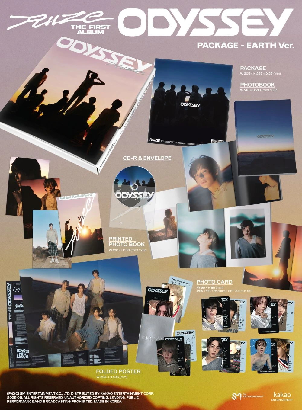 RIIZE - 1st Album [ODYSSEY] PACKAGE Ver. — 2