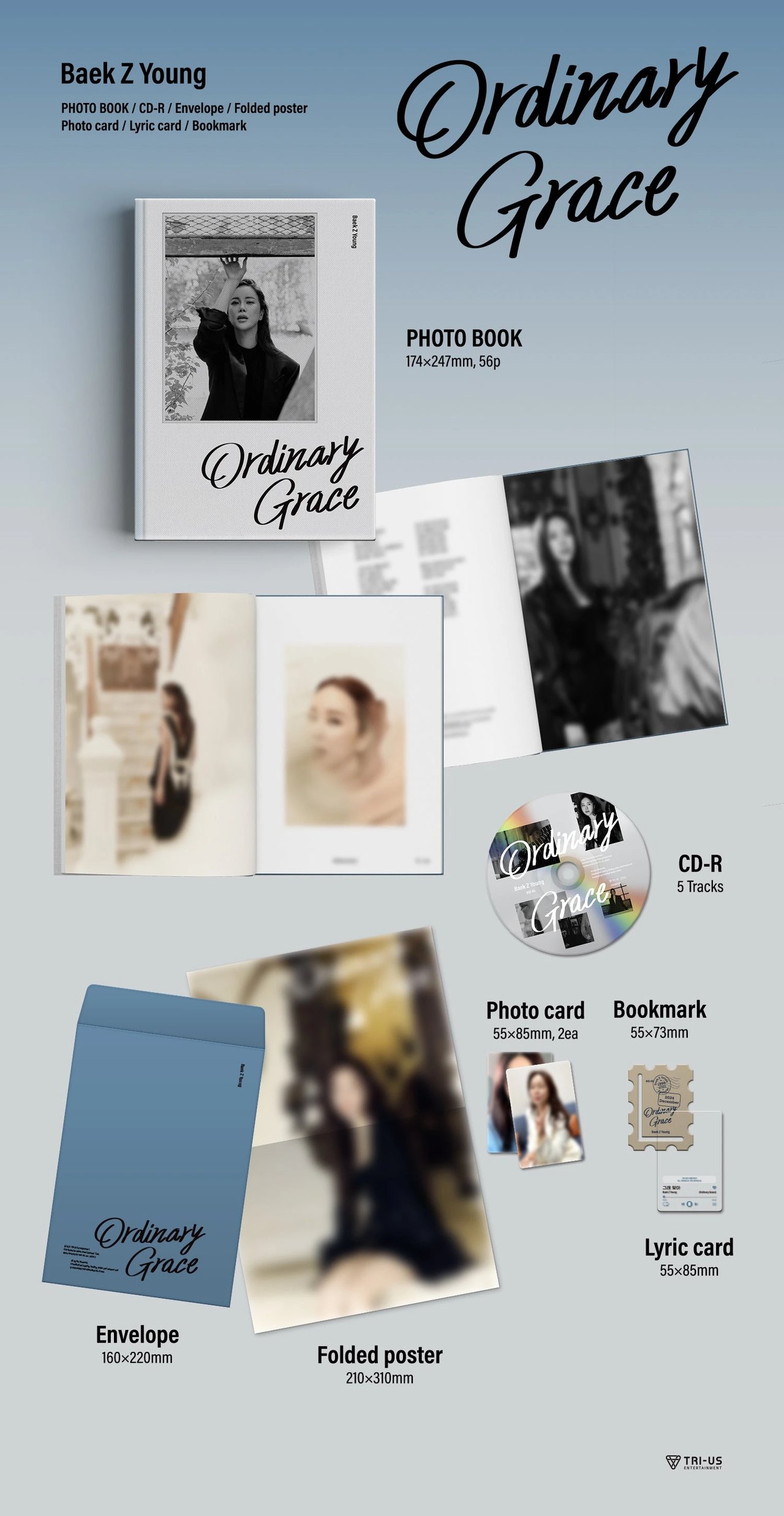 BAEK Z YOUNG - [Ordinary Grace] Re-Release — 2