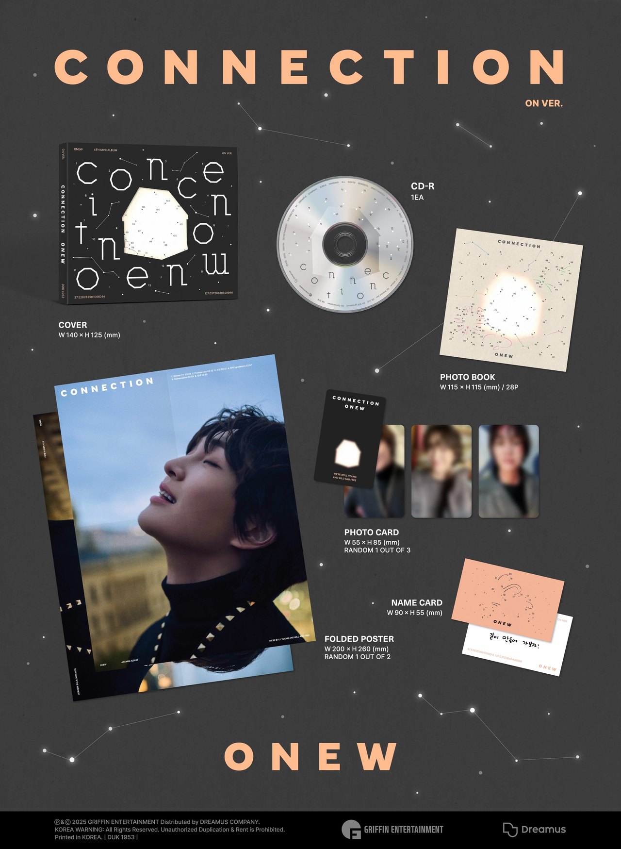 ONEW - 4th Mini Album [CONNECTION] Digipack Ver. — 2