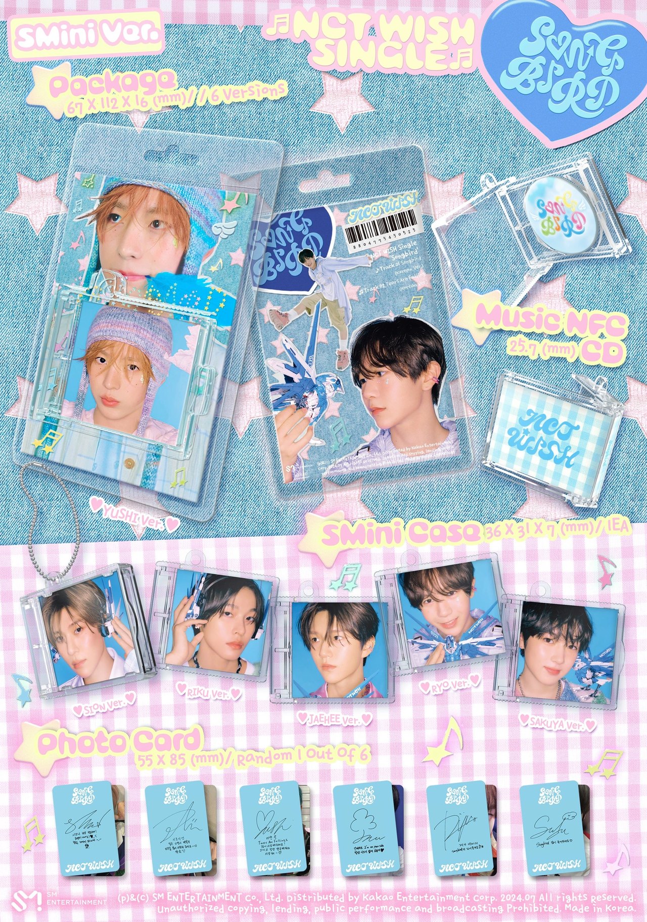 NCT WISH - Single Album [Songbird] SMini Ver. — 2