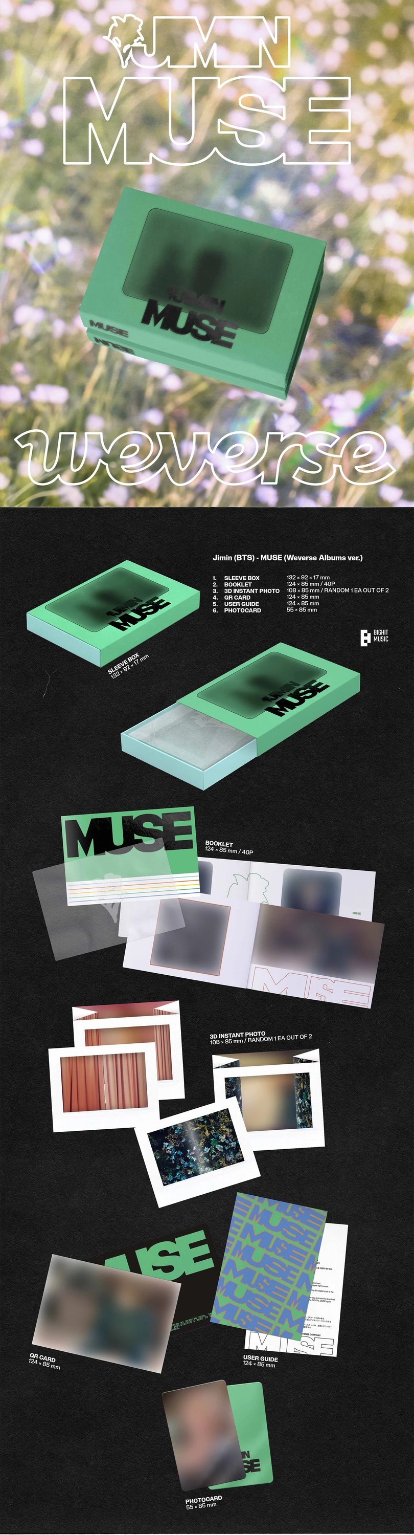 JIMIN - [MUSE] Weverse Albums Ver. — 2