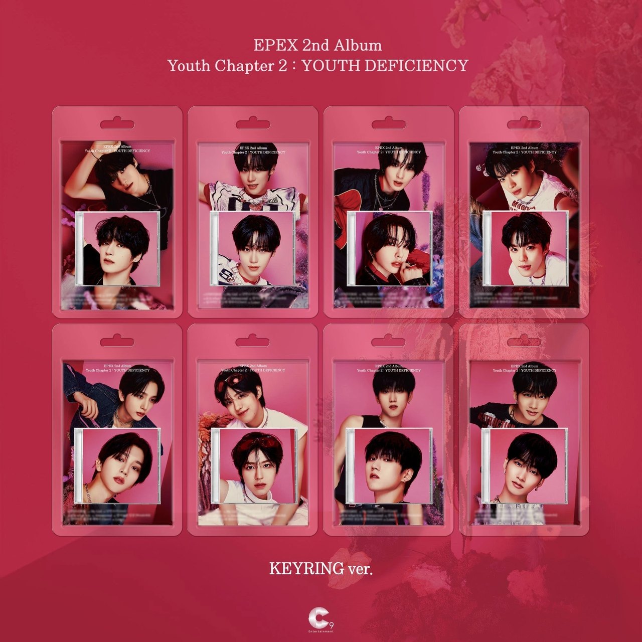 EPEX - 2nd Album [Youth Chapter 2 : YOUTH DEFICIENCY] Keyring Album Ver.