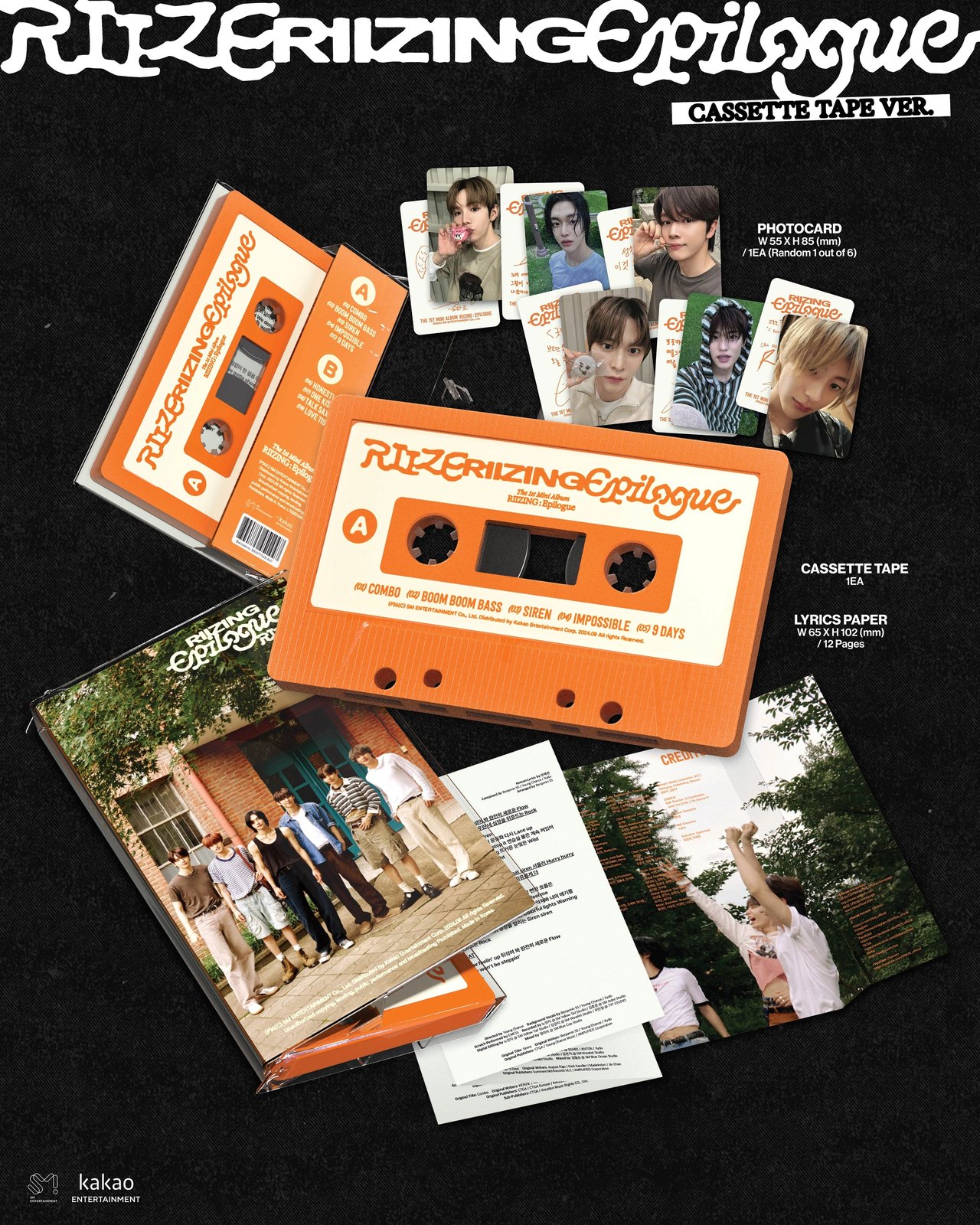 RIIZE - 1st Mini Album [RIIZING : Epilogue] CASSETTE TAPE Ver. — 2