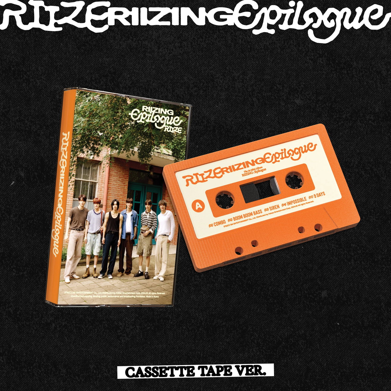 RIIZE - 1st Mini Album [RIIZING : Epilogue] CASSETTE TAPE Ver.