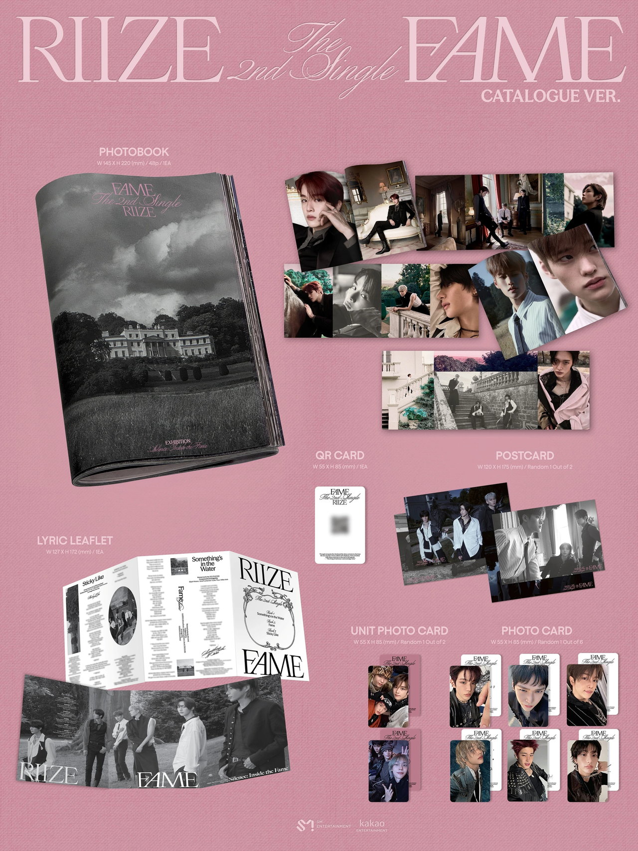 RIIZE - 2nd Single Album [Fame] Catalogue Ver. (Smart Album) — 2