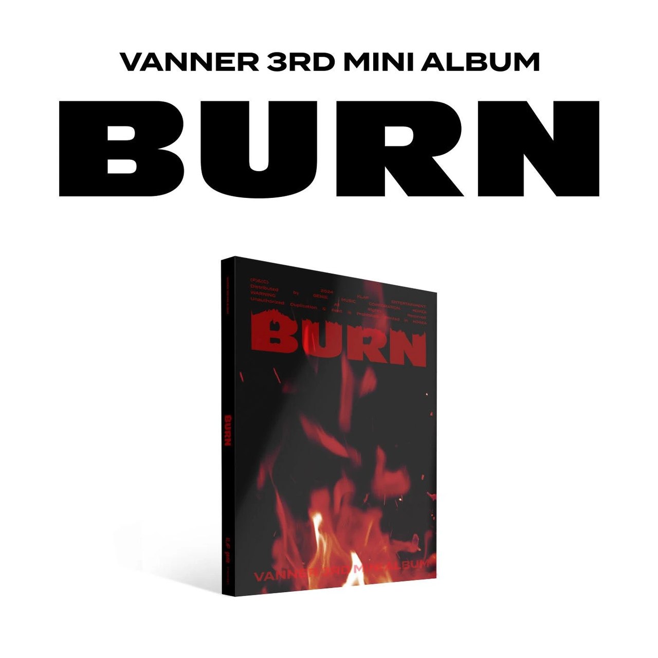 VANNER - 3rd Mini Album [BURN] Strandard Ver. — 2