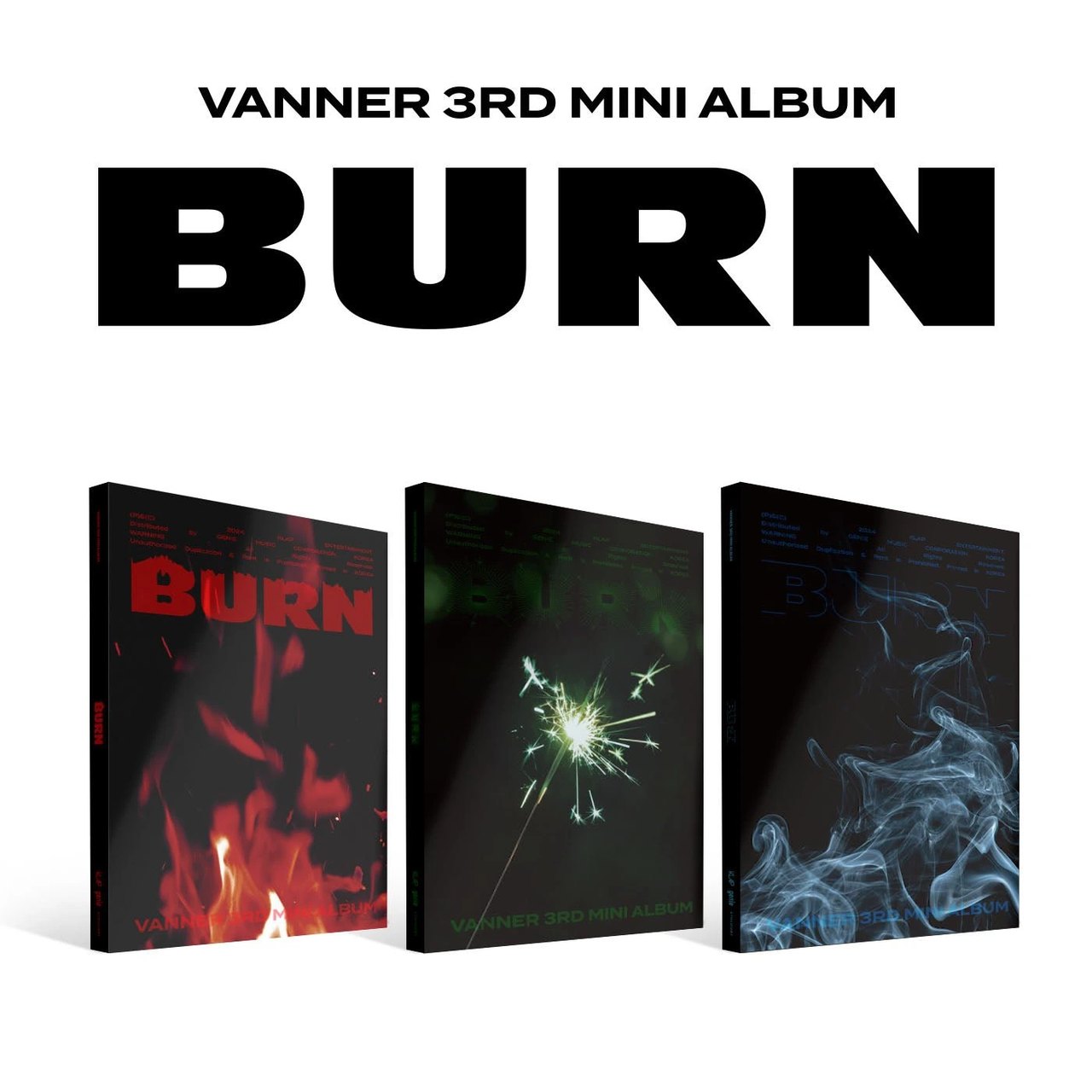 VANNER - 3rd Mini Album [BURN] Strandard Ver.