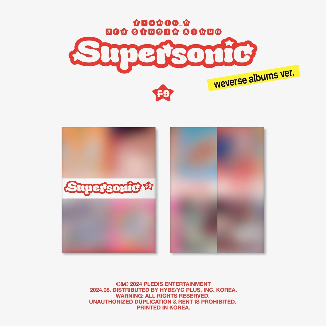 fromis_9 - 3rd Single Album [Supersonic] Weverse Albums Ver.