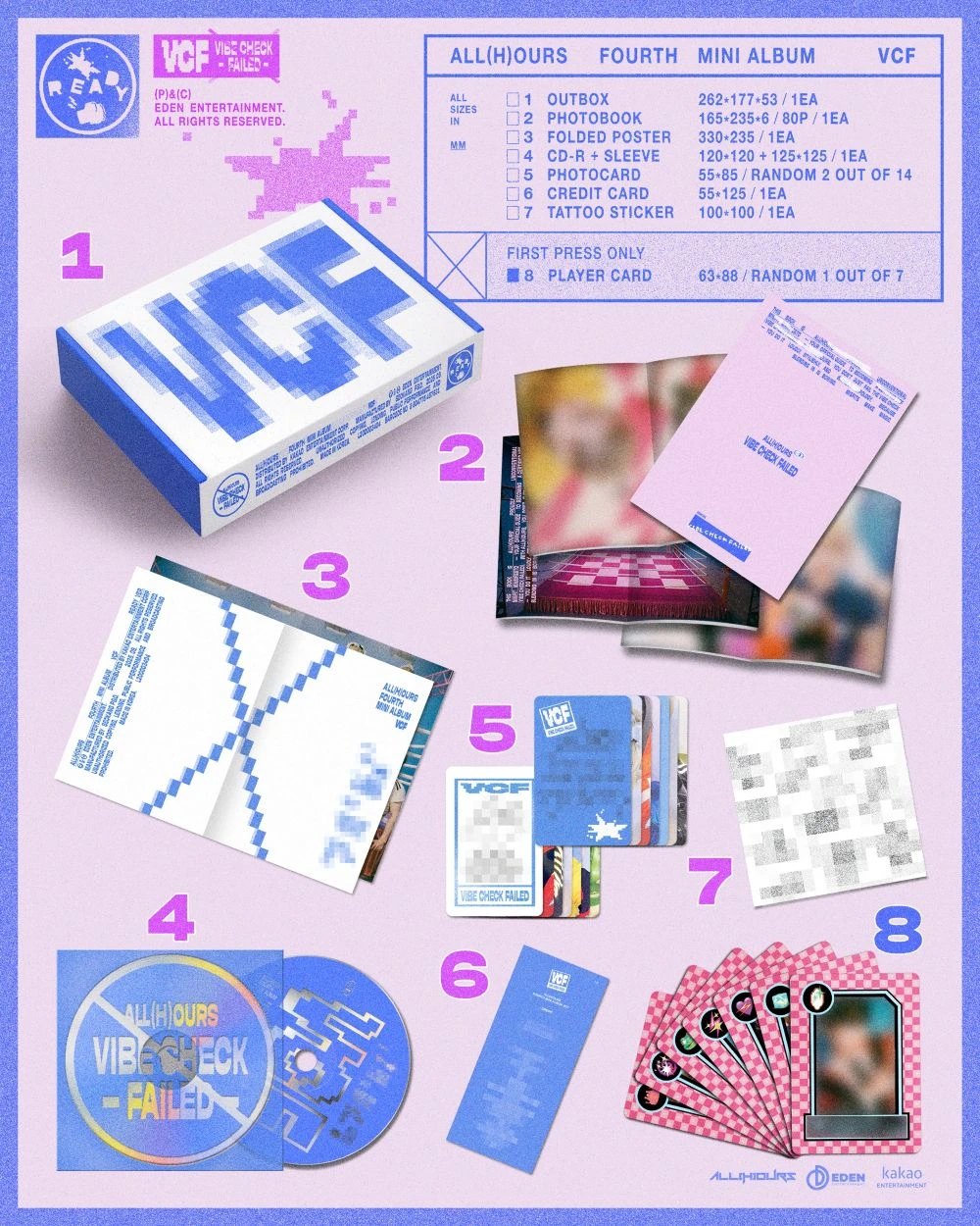 ALL(H)OURS - 4th Mini Album [VCF] — 2