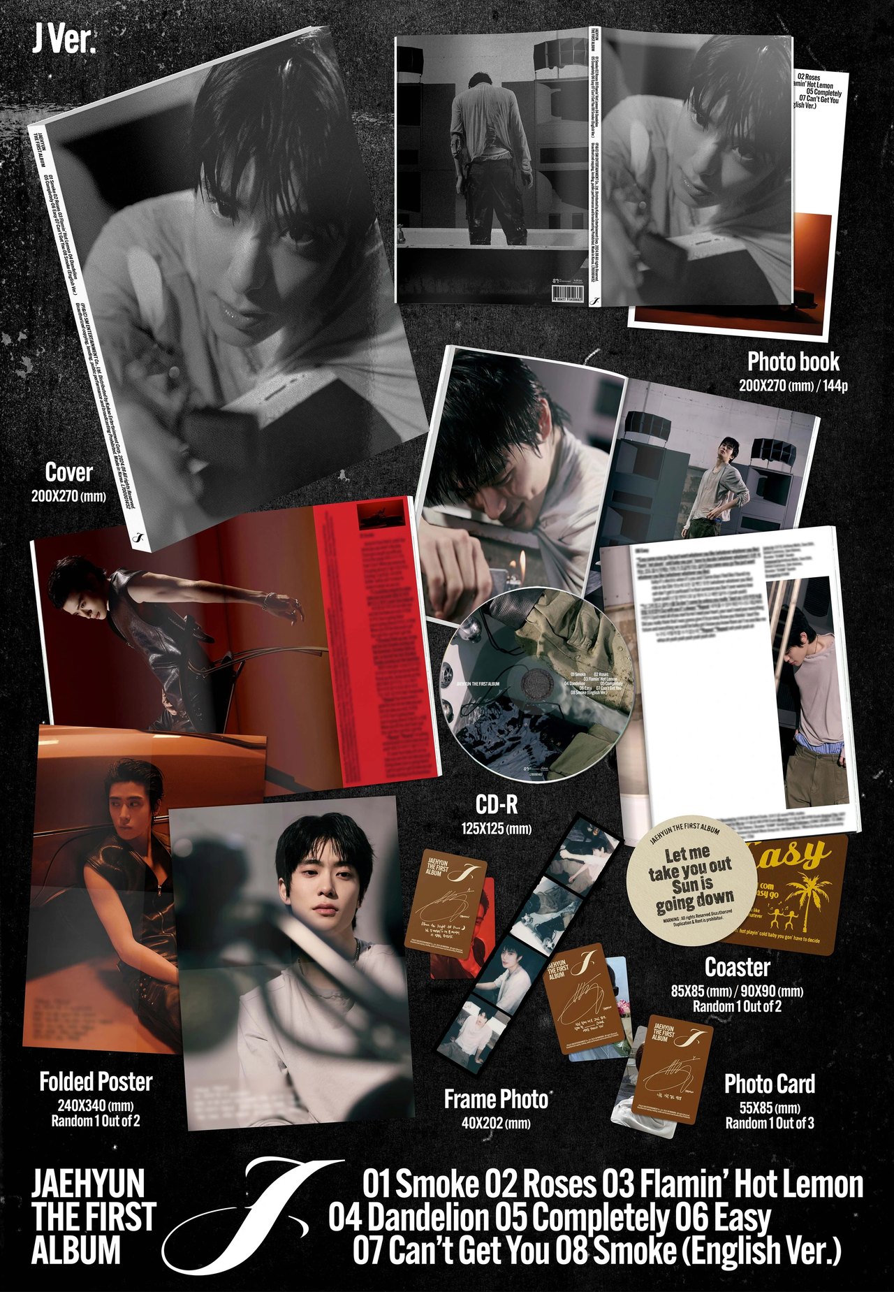 JAEHYUN - 1st Album [J] J Ver. — 2