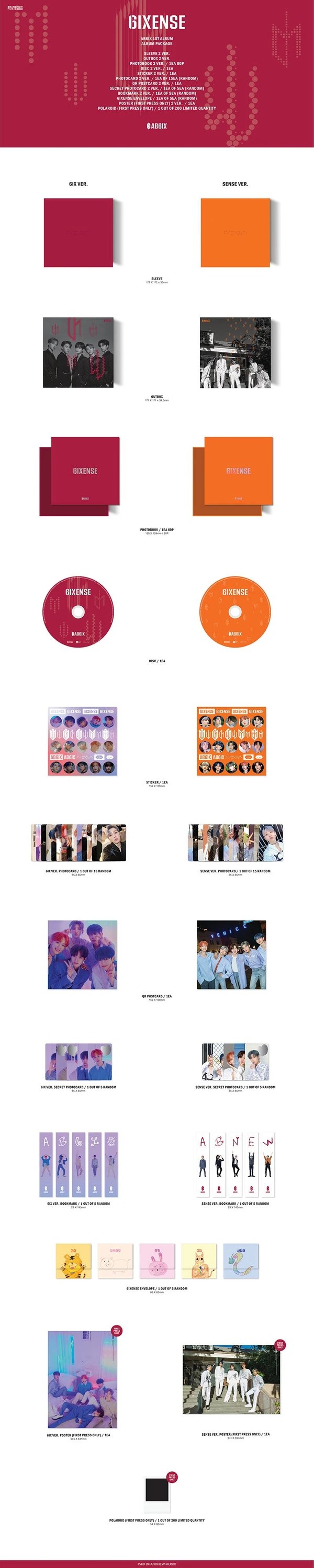 AB6IX  - 6IXENSE [ALBUM VOL.1] — 2