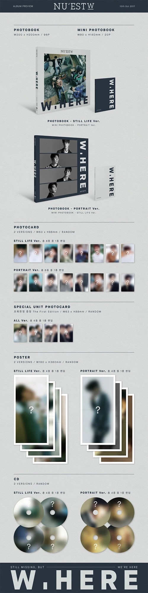 Nu`est W- W, HERE - PORTRAIT Ver. — 2
