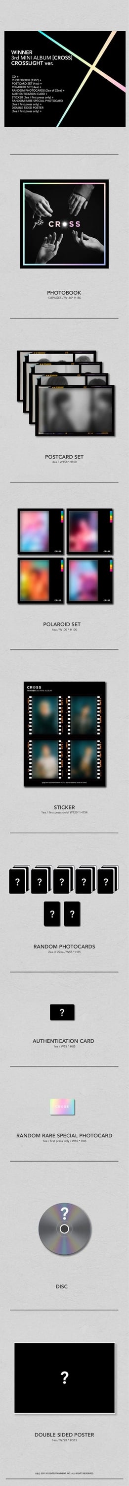 WINNER - CROSS [3RD MINI ALBUM] — 2