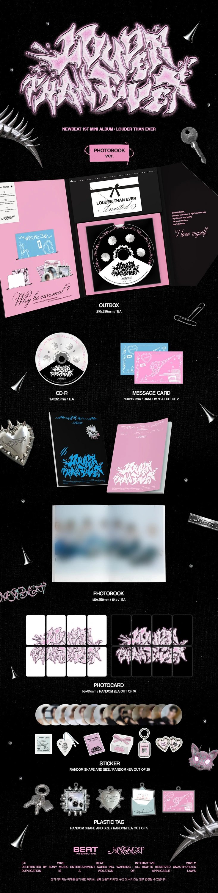 NEWBEAT - 1st Mini Album [LOUDER THAN EVER] PHOTO BOOK Ver. — 2