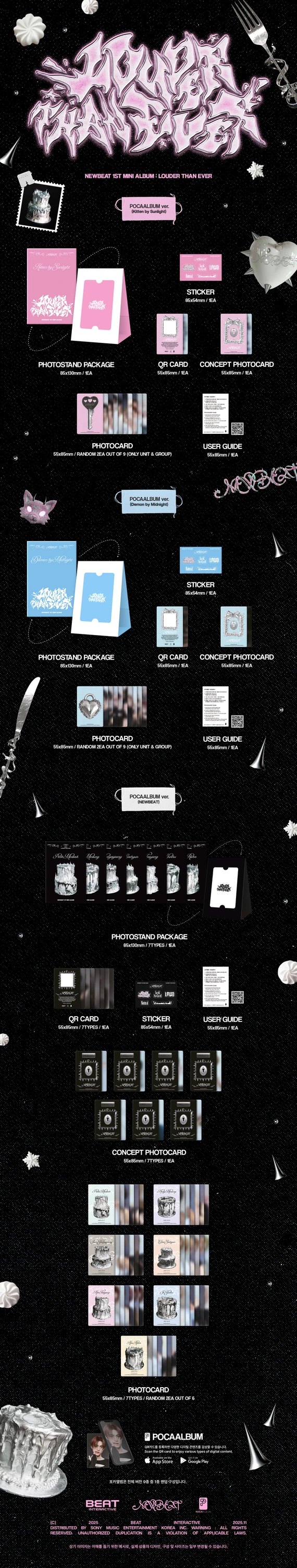 NEWBEAT - 1st Mini Album [LOUDER THAN EVER] POCAALBUM Ver. — 2