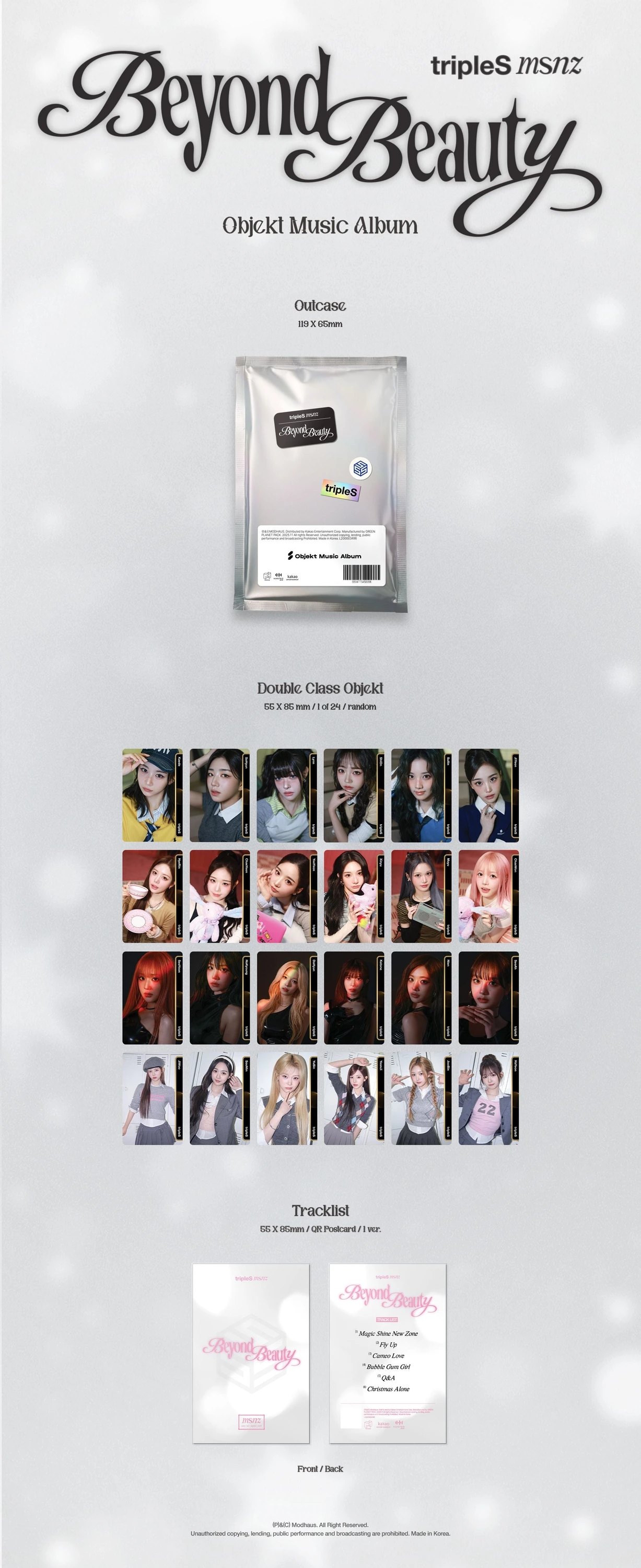 tripleS - Mini Album [msnz <Beyond Beauty>] Objekt Music Album Ver. — 2