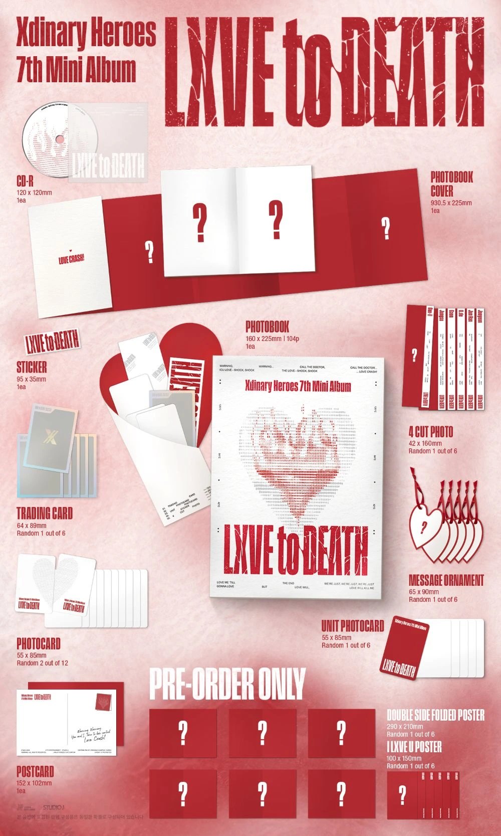 Xdinary-Heroes - 7th Mini Album [LXVE to DEATH] Photobook Ver. — 2