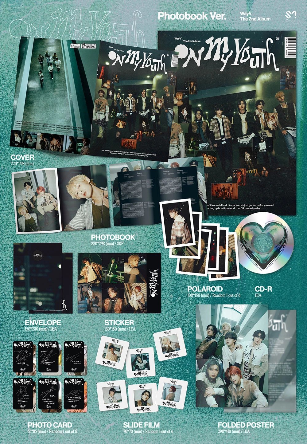 WayV - 2ND ALBUM [On My Youth] PHOTOBOOK Ver. — 2