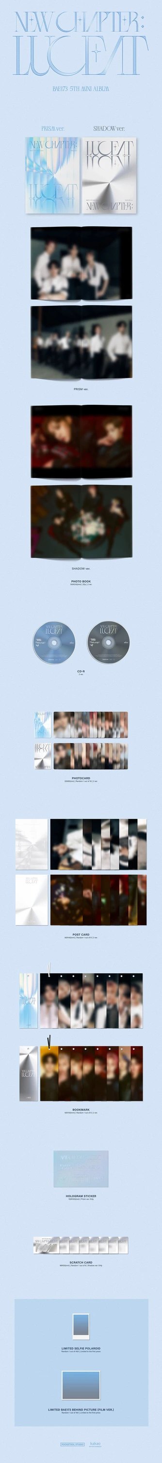 BAE173 - 5TH MINI ALBUM [NEW CHAPTER : LUCEAT] — 2