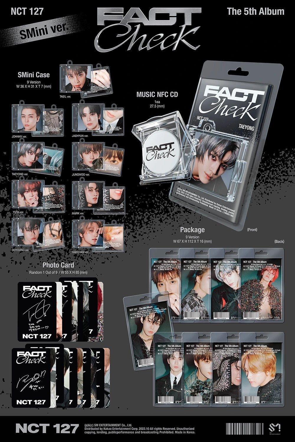 NCT 127 - 5TH ALBUM [FACT CHECK] SMini Ver. — 2