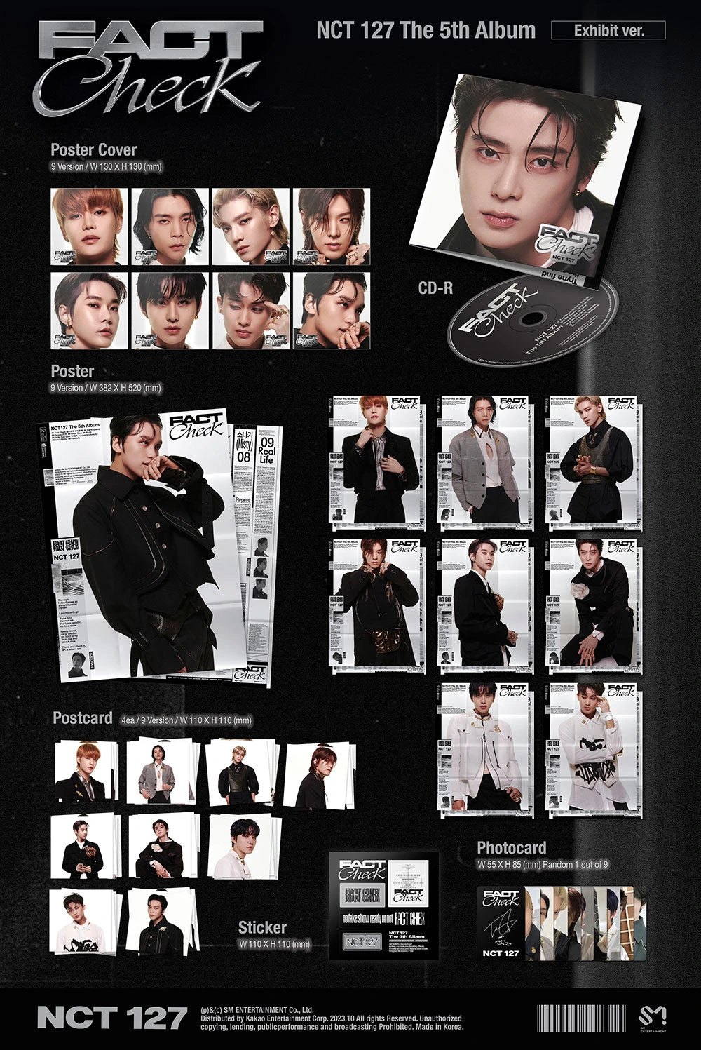 NCT 127 - 5TH MINI ALBUM [FACT CHECK] Exhibit Ver. — 2