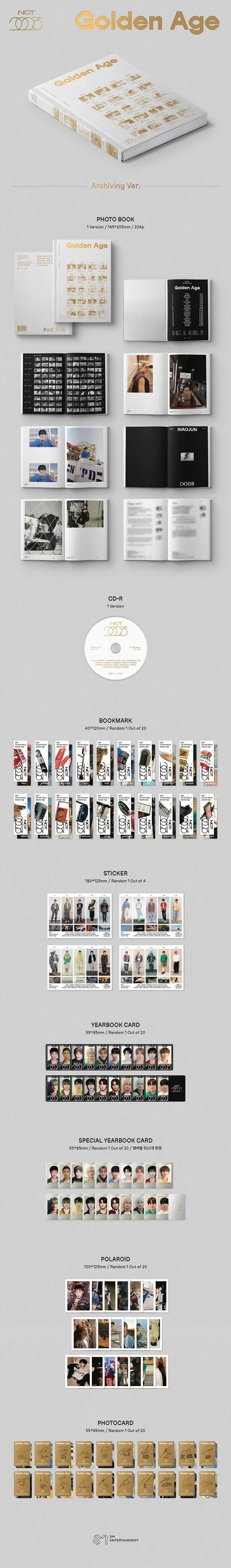 NCT - 4ND ALBUM [GOLDEN AGE] ARCHIVING Ver. — 2