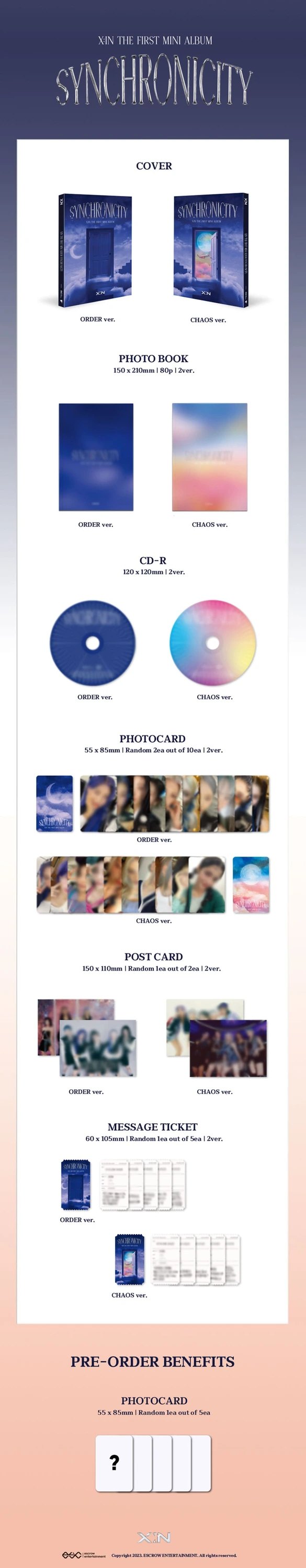 X:IN - 1ST MINI ALBUM [SYNCHRONICITY] — 2