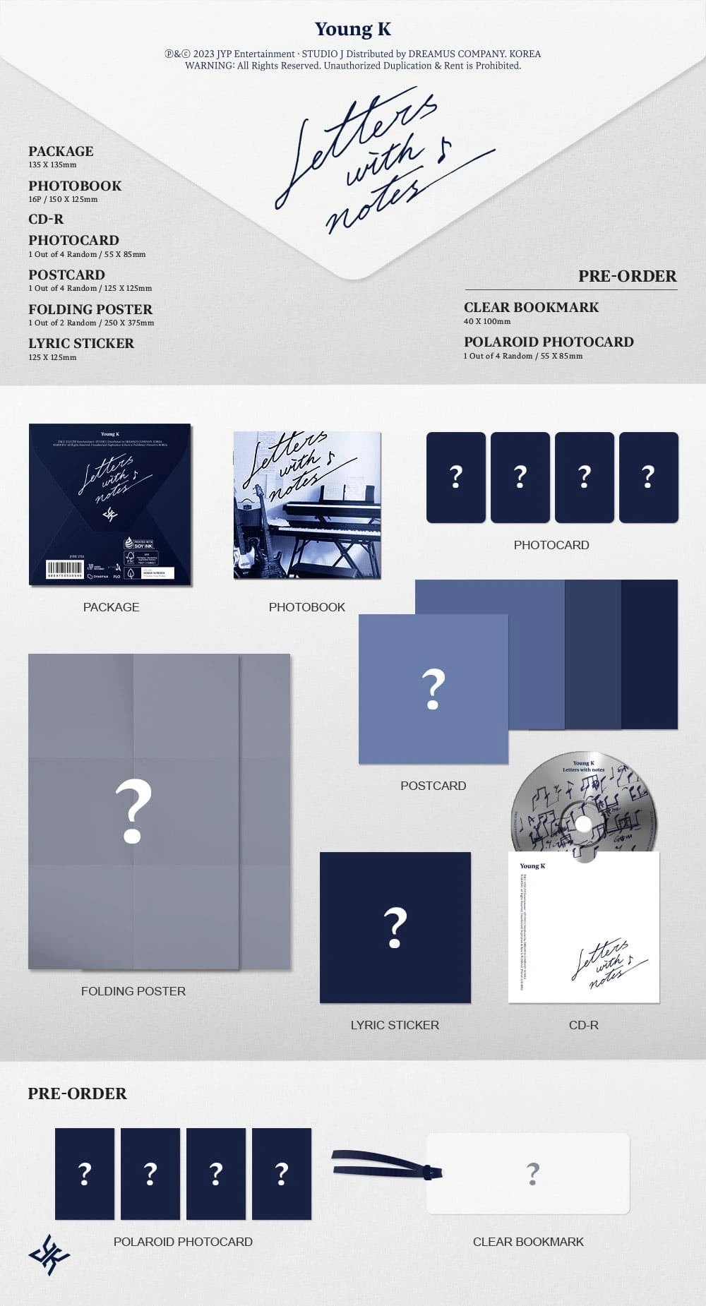 Young K - [LETTERS WITH NOTES] DIGIPACK Ver. — 2