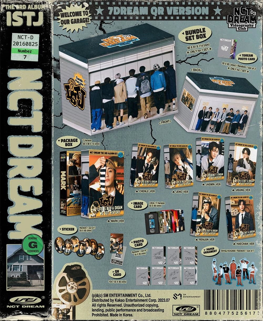 NCT DREAM - 3RD ALBUM [ISTJ] 7DREAM QR Ver. — 2