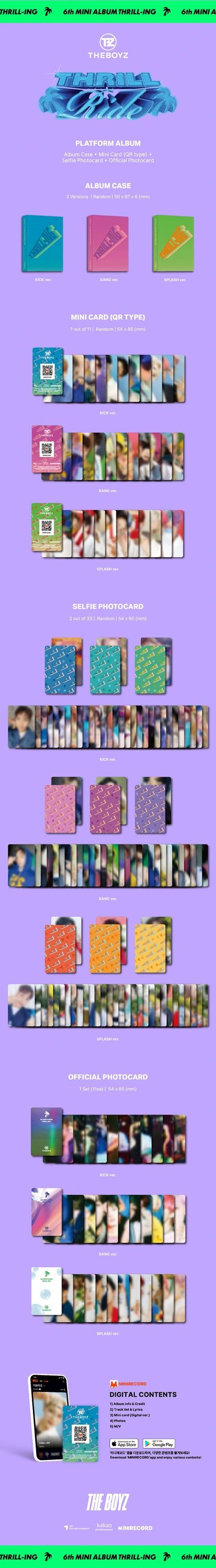 THE BOYZ - 6TH MINI ALBUM [THRILL-ING] PLATFORM Ver. — 2
