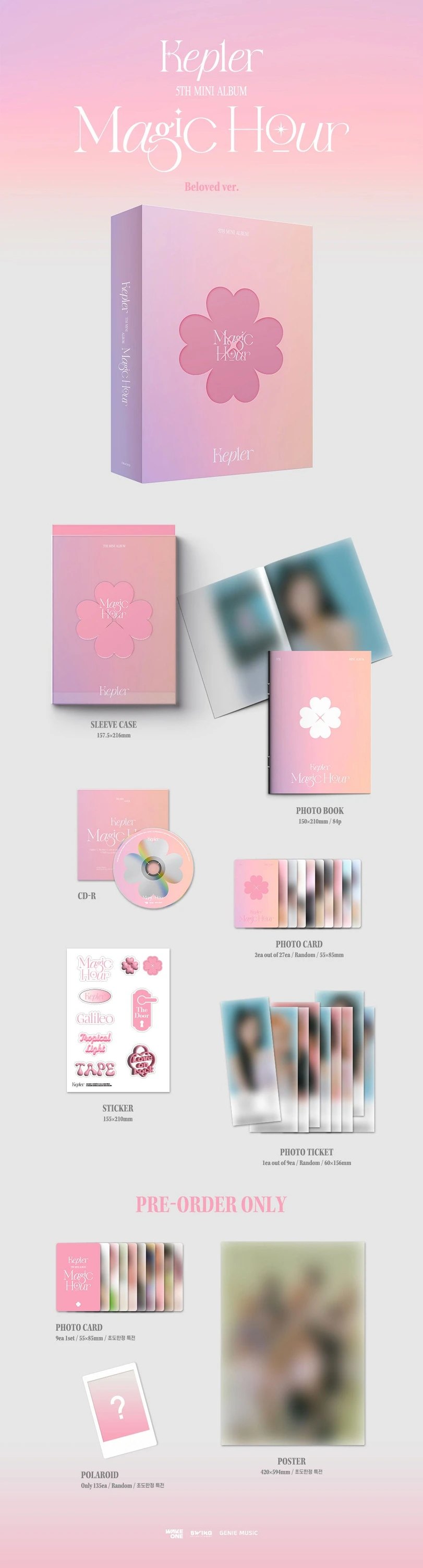 Kep1er - 5TH MINI ALBUM [MAGIC HOUR] | KPOP HOUSE