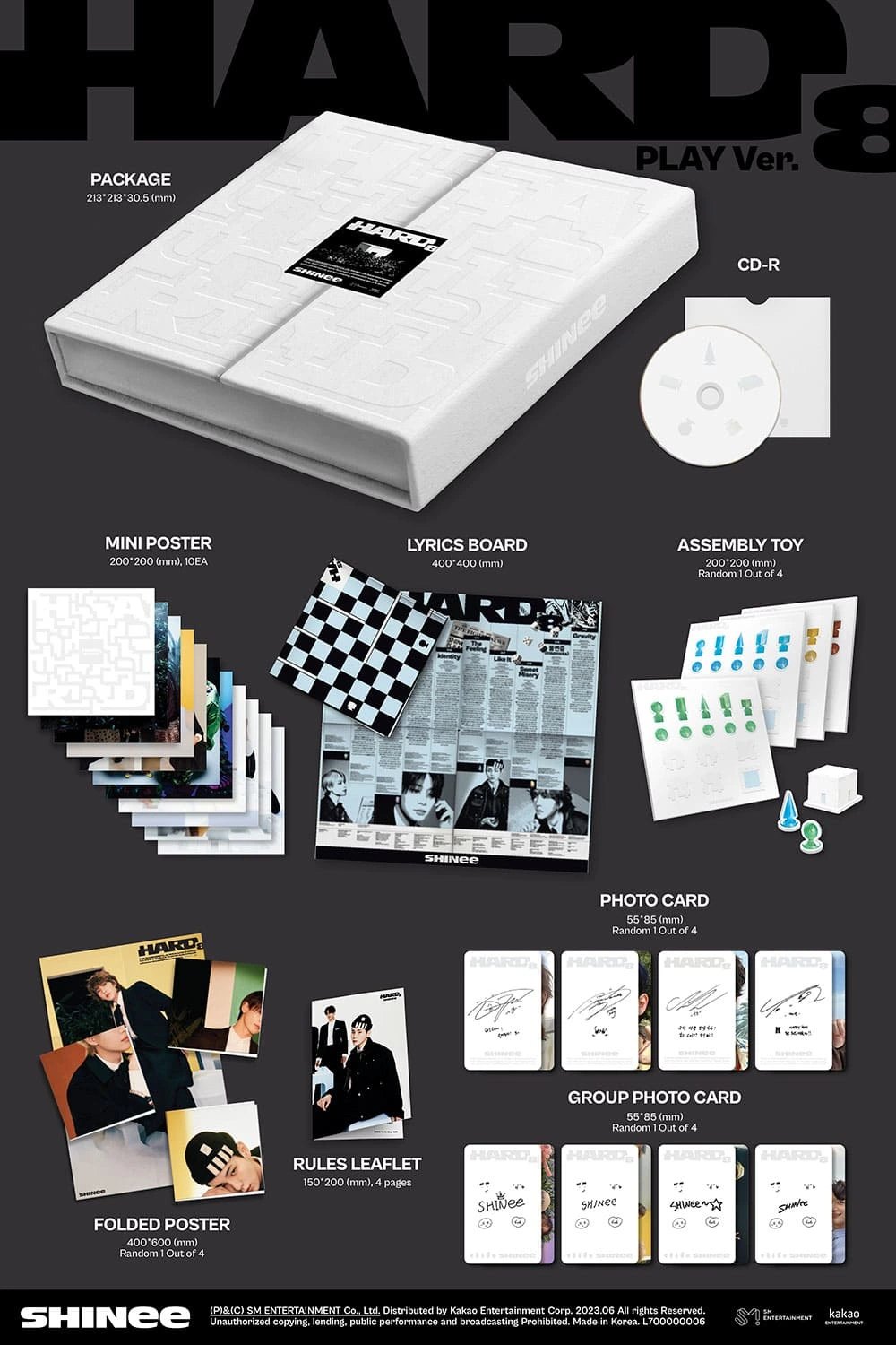 SHINee -8TH ALBUM [HARD] PLAY Ver. — 2