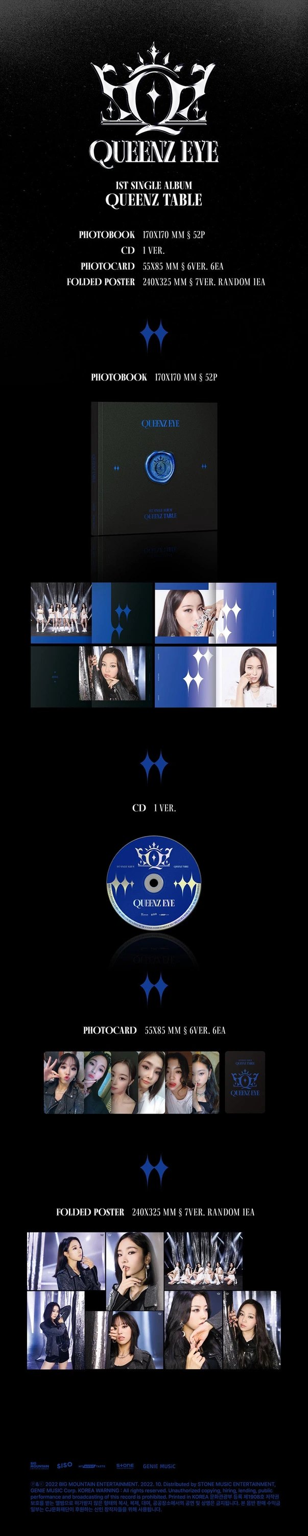 QUEENZ EYE -1ST SINGLE ALBUM [QUEENZ TABLE] — 2