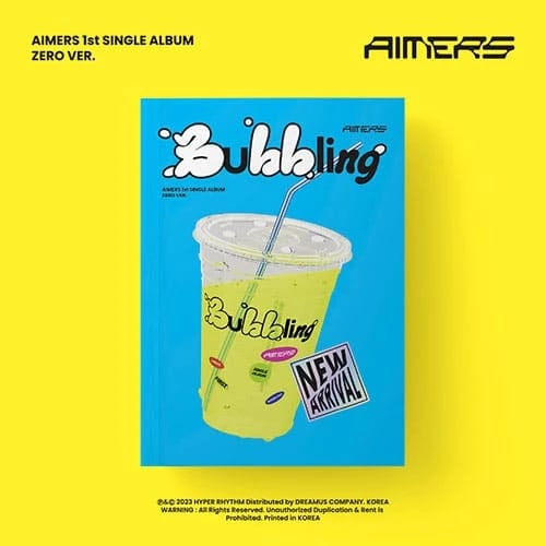 AIMERS - 1ST SINGLE ALBUM [BUBBLING] ZERO Ver.