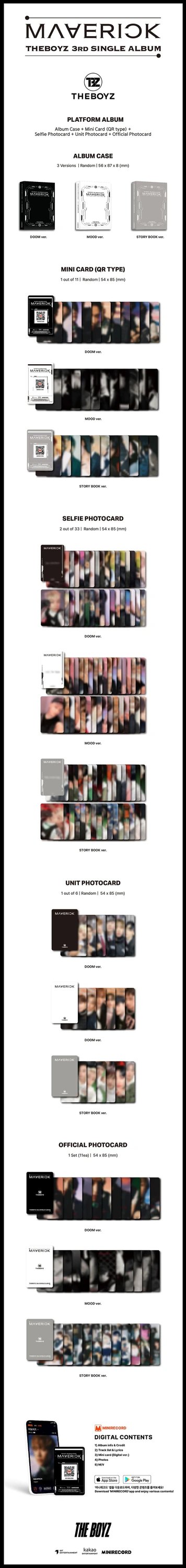 THE BOYZ - 3RD SINGLE ALBUM [MAVERICK] PLATFORM Ver. — 2