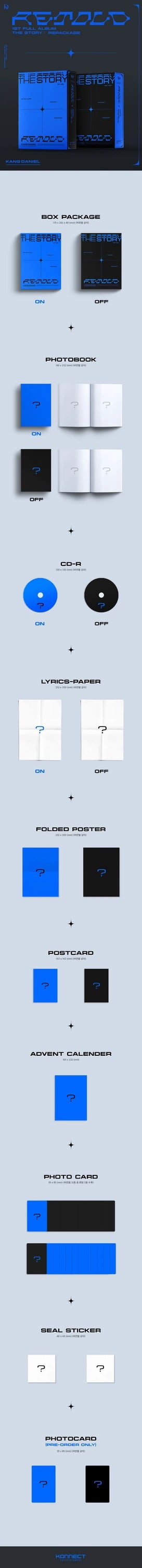 KANG DANIEL - 1ST FULL ALBUM REPACKAGE [RETOLD] — 2