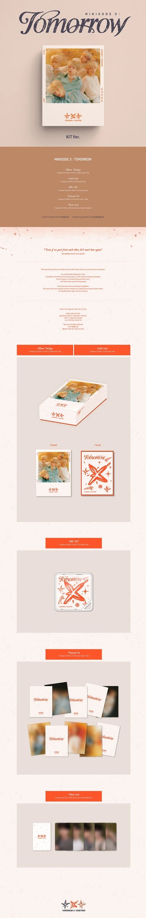 TXT - 6TH MINI ALBUM [minisode 3: TOMORROW] KIT Ver. — 2