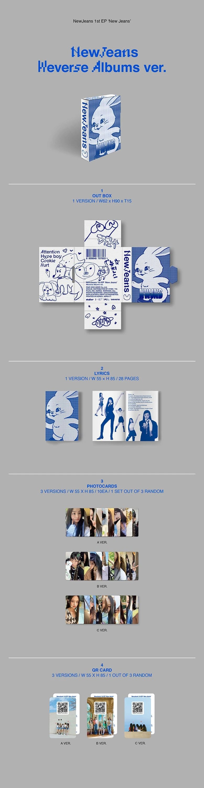 NewJeans - 1ST EP [NEW JEANS] WEVERSE ALBUMS Ver. — 2