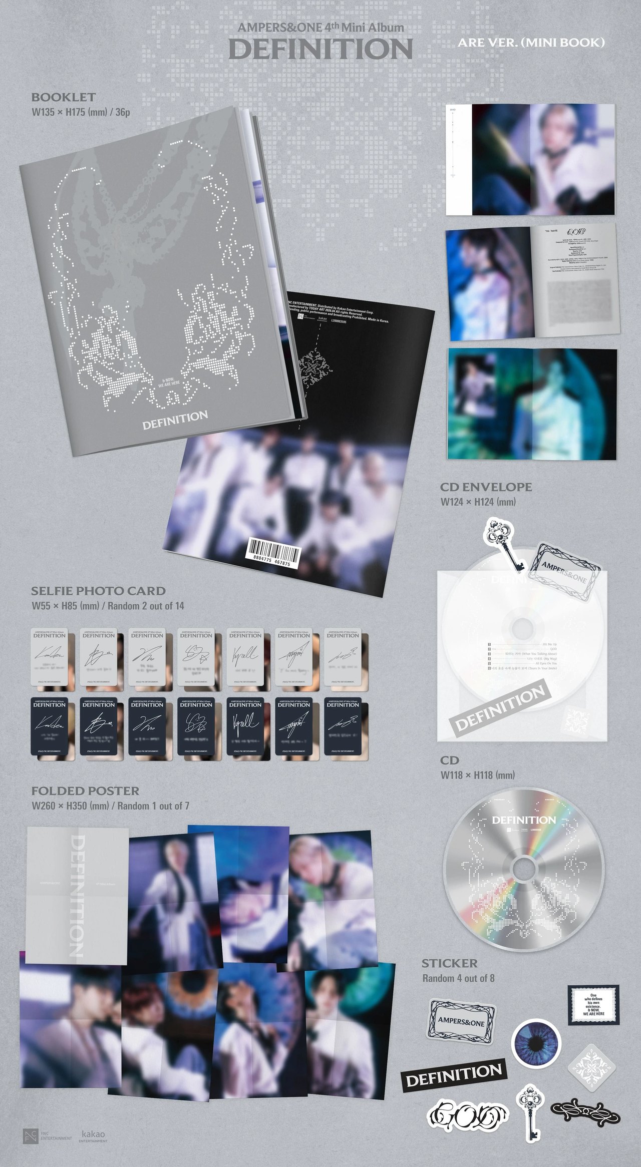 AMPERS&ONE - 4th Mini Album [DEFINITION] ARE Ver. — 2