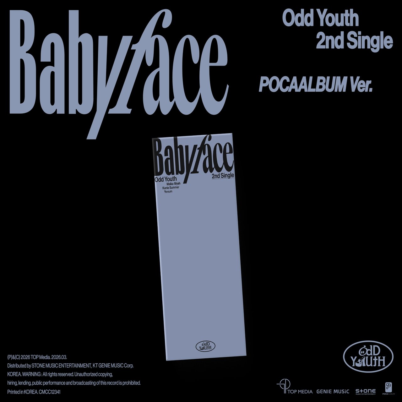 ODD YOUTH - 2nd Single [Babyface] POCA ALBUM Ver.