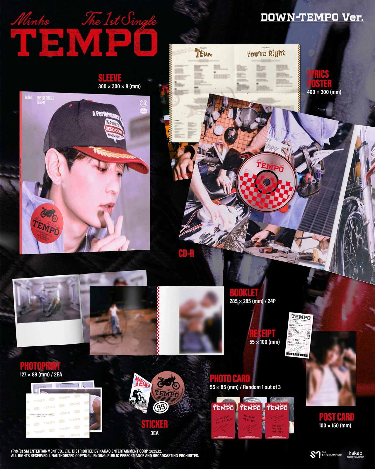 MINHO - 1st Single Album [TEMPO] — 2